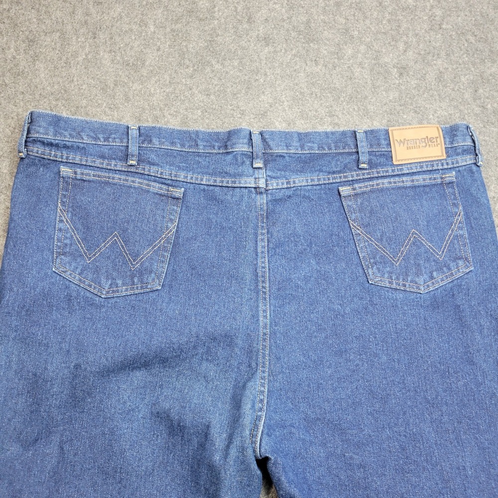 Wrangler Jeans Mens 52x34 Relaxed Fit Cowboy Western Rodeo Ranch Hands Country - Picture 5 of 11